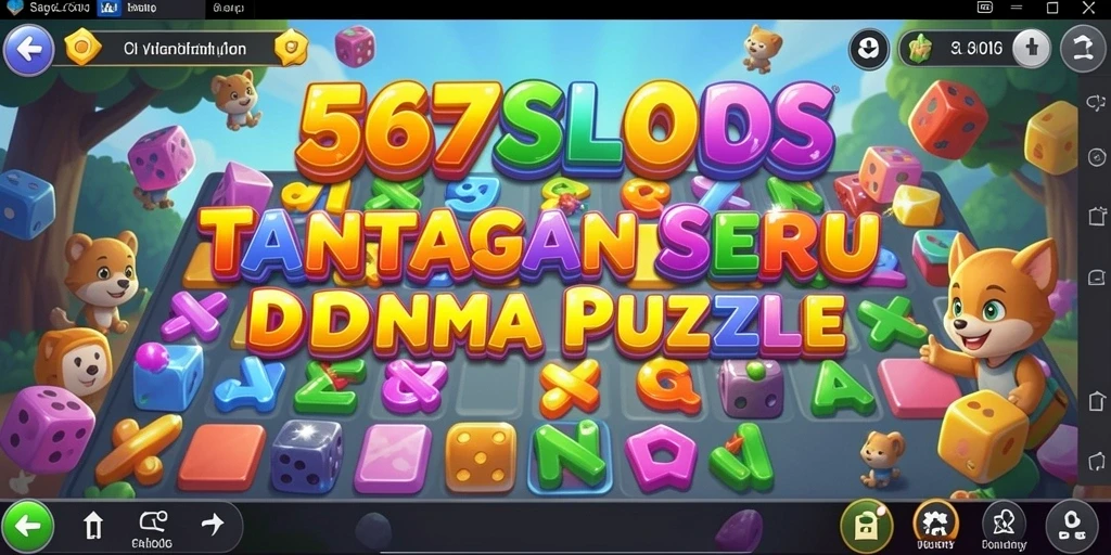 Tampilan gameplay <strong>567SLOTS</strong> dengan teka-teki seru yang menantang.