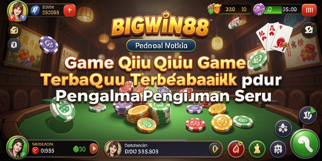 Tampilan gameplay QiuQiu yang seru dan menantang.