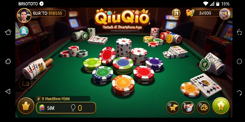 Screenshot BRIOTOTO menampilkan gameplay QiuQiu yang seru.