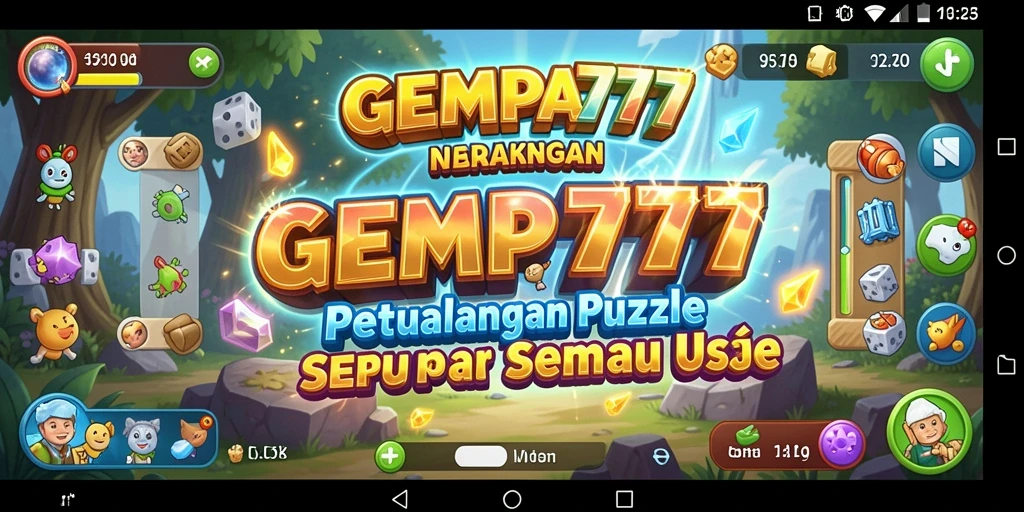 Screenshot GEMPA777 menampilkan gameplay puzzle yang seru dan menantang.
