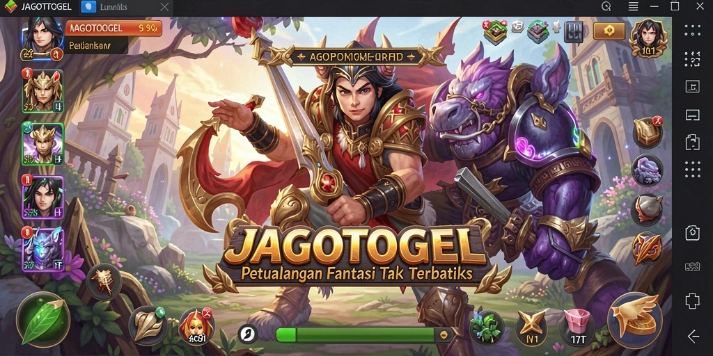 Tampilan gameplay RPG yang menarik dari JAGOTOGEL.