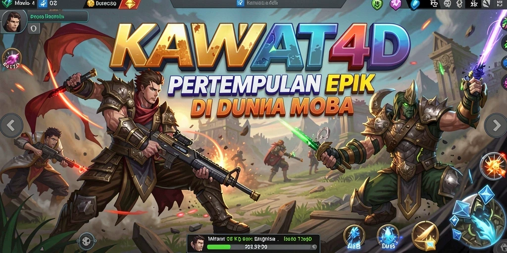 Screenshot gameplay KAWAT4D yang mendebarkan.