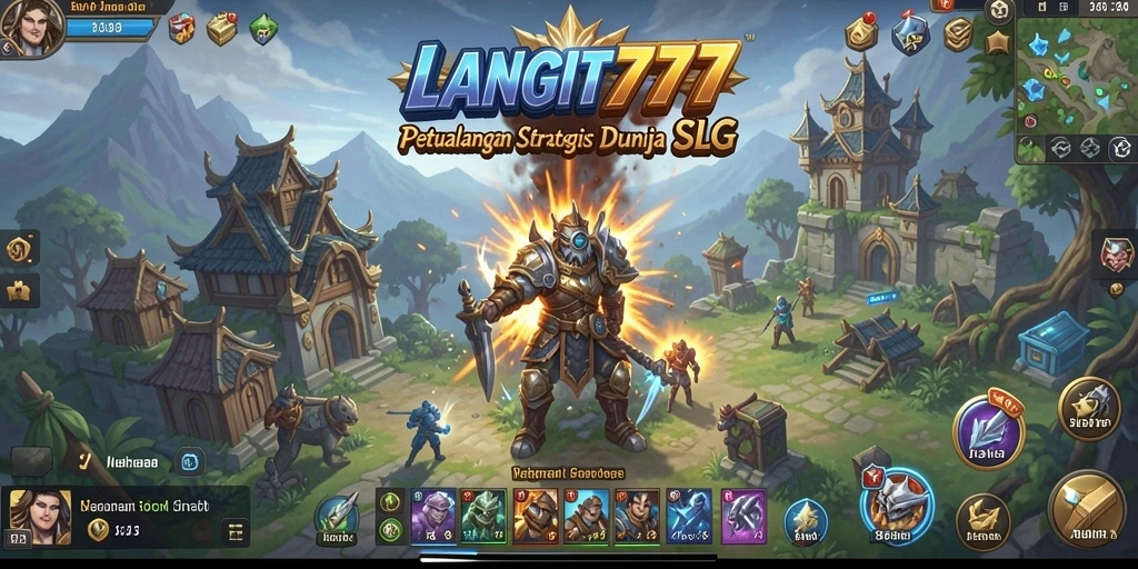 Tangkapan layar dari gameplay seru LANGIT777 di dunia SLG.