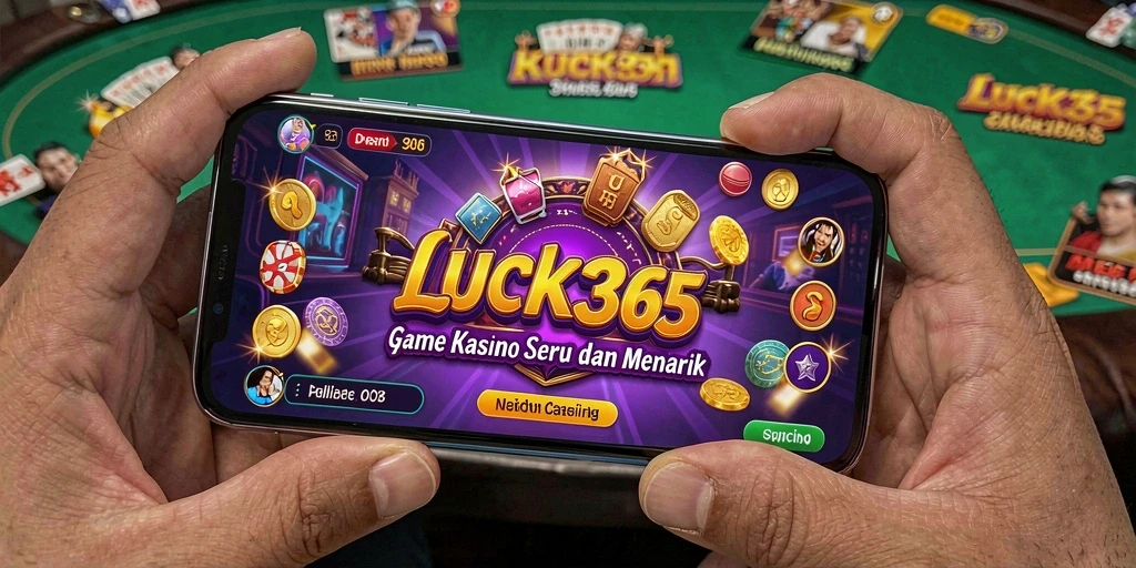 Tampilan gameplay LUCK365 yang mendebarkan di kasino online.