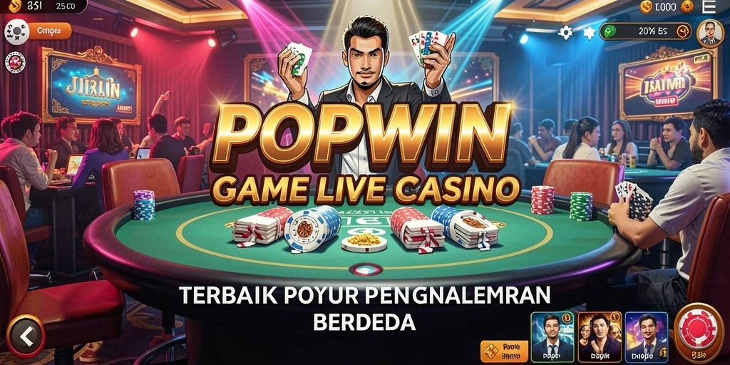 Tampilan gameplay Live Casino yang menakjubkan dan interaktif.