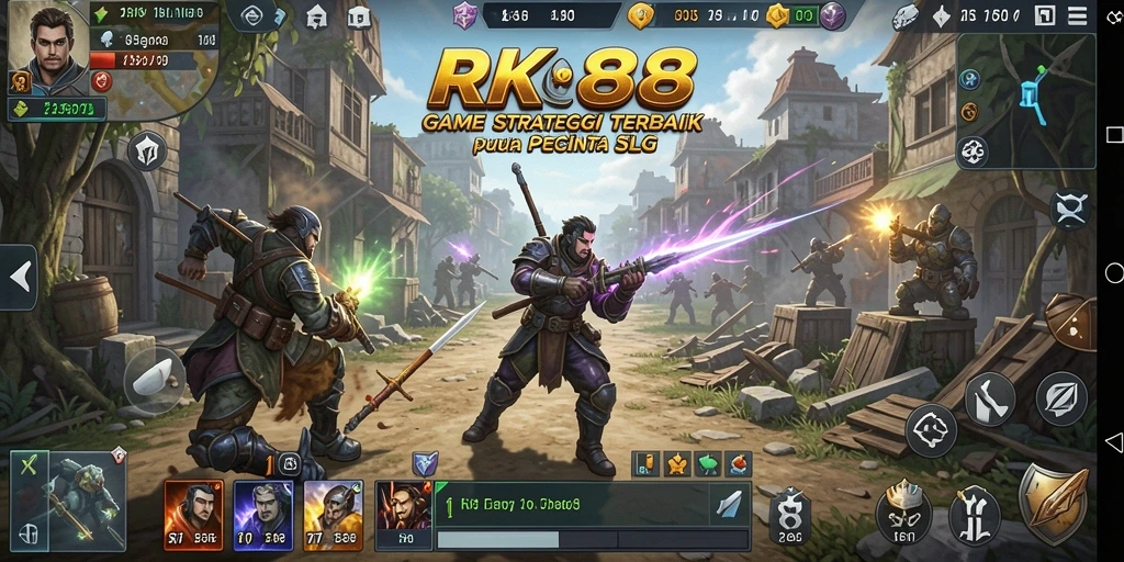 Tampilan gameplay RK88 dengan strategi yang menarik dan interaksi yang menantang.