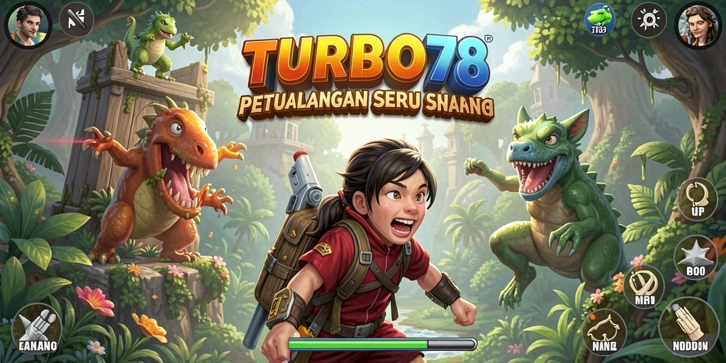 Gameplay seru dalam TURBO78 yang penuh tantangan.