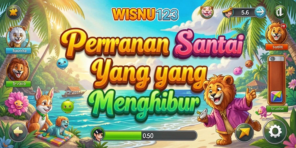 Screenshot gameplay WISNU123 yang seru dan penuh warna.